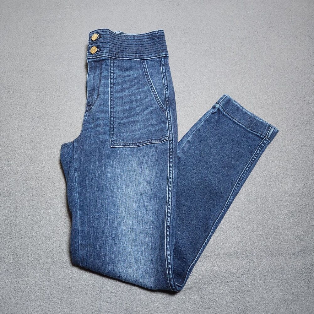 White House Black Market Jeans Women 4 Extra High Rise Slim Everyday Soft